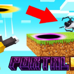 Icon Best Portal Gun Addon (1.21) – MCPE/Bedrock Mods 