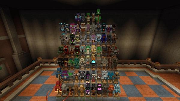 dungeons content minecraft pe