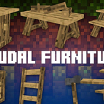 Icon Feudal Furniture Addon (1.21) - MCPE/Bedrock Mods 