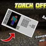 Icon Torch OffHand Addon (1.21) – MCPE/Bedrock Mods 